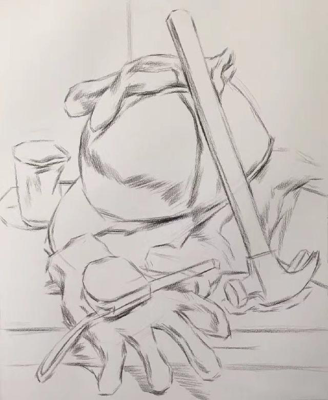 素描静物的绘画方法,资深画家的经验之谈