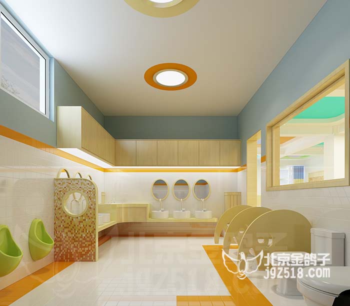 专业安全的幼儿园卫生间的装修设计 - 深圳酷易