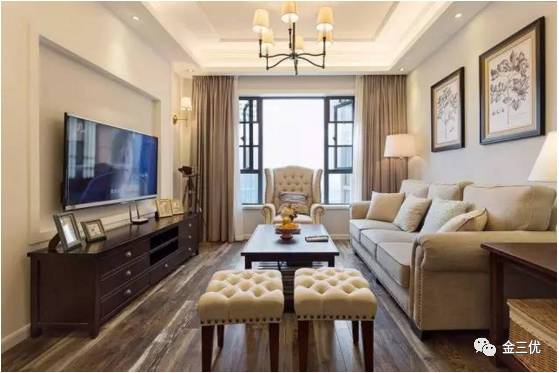 丰台区韩女士2017年家里装修的最新简约美式