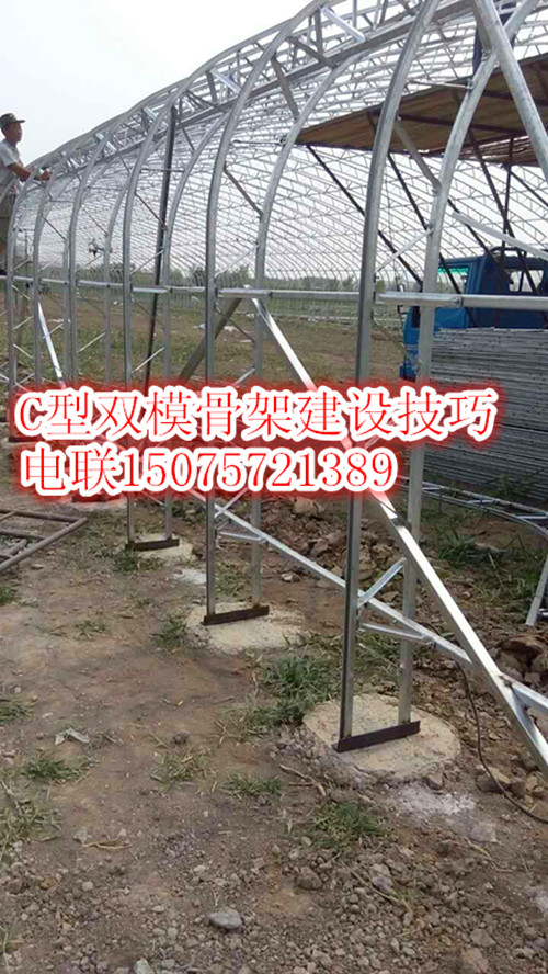 斜撑连接件c型双梁大棚组成部件的叫法