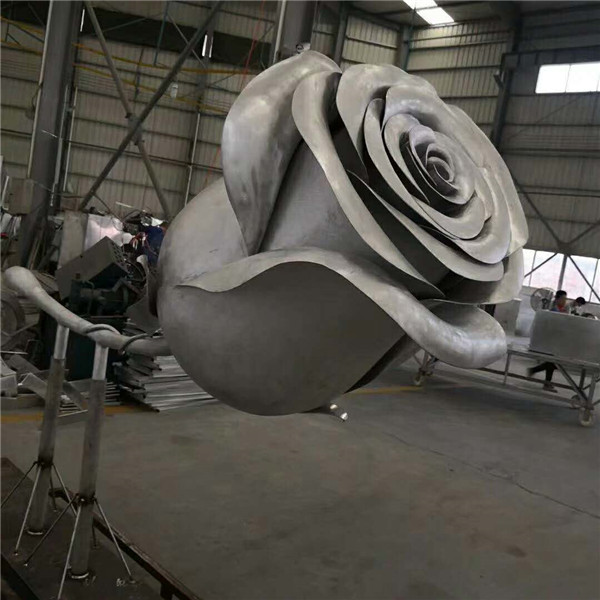 双曲玫瑰花形状铝单板04