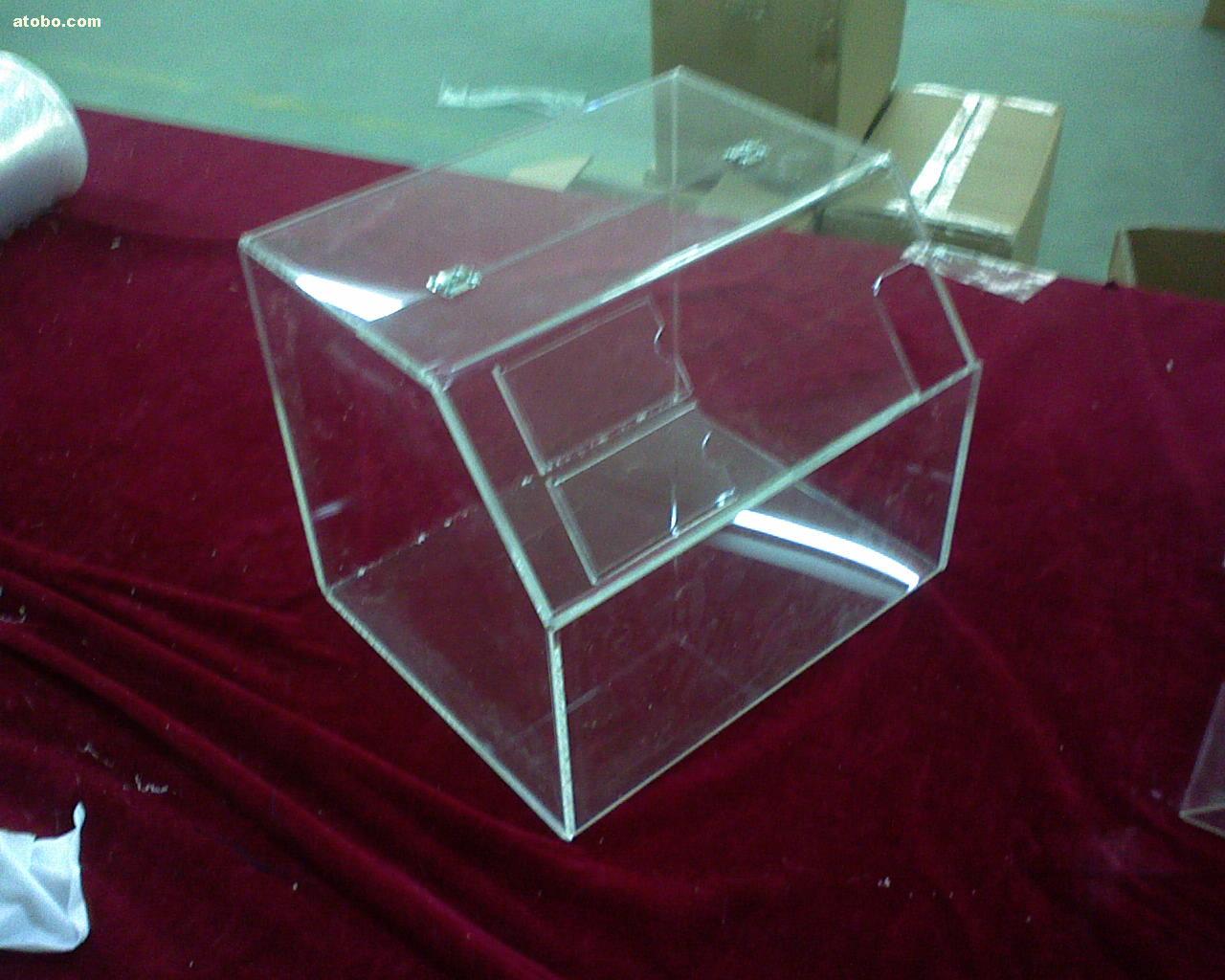 深圳有机玻璃装饰盒来图来样订做