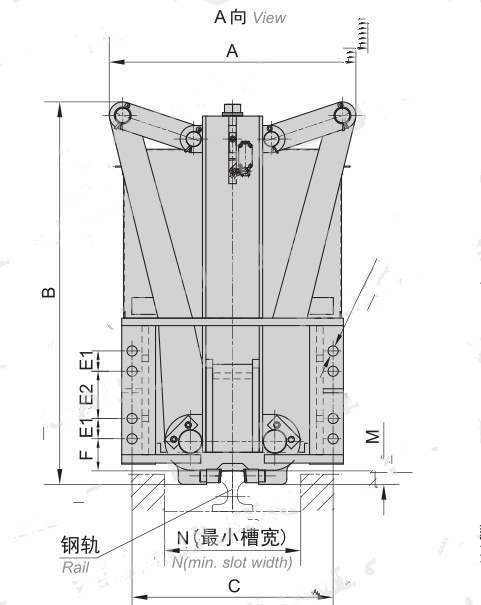 yjj-100 液压式夹轨器