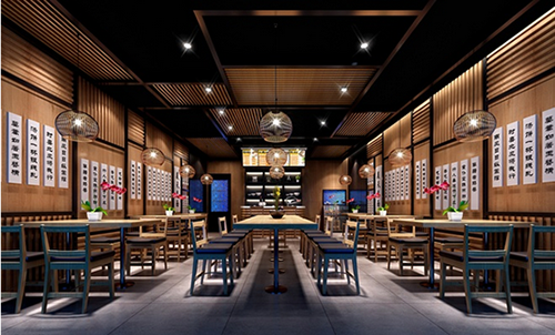 南京面馆古朴风格装修好吗