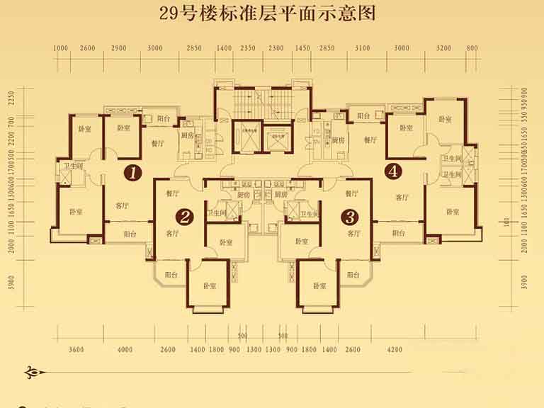 武清恒大山水城最xin消息 :  户型图:2室2厅2卫1厨   武清恒大山水