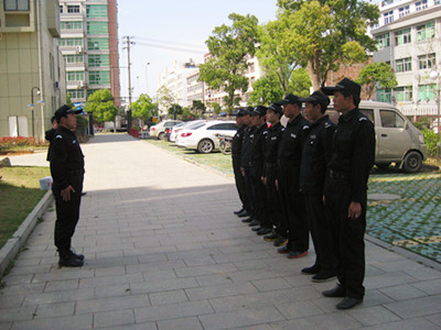 广州小区保安,一流的管理一流的队伍