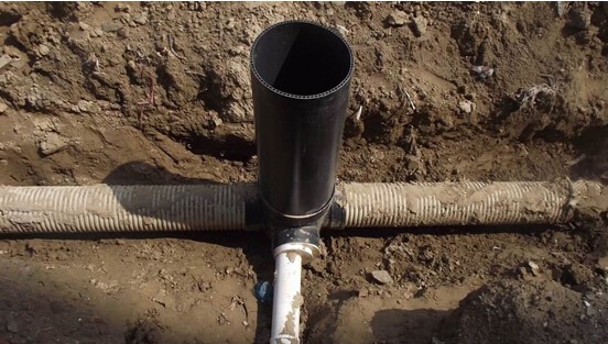 塑料检查井接管、井筒、井盖安装