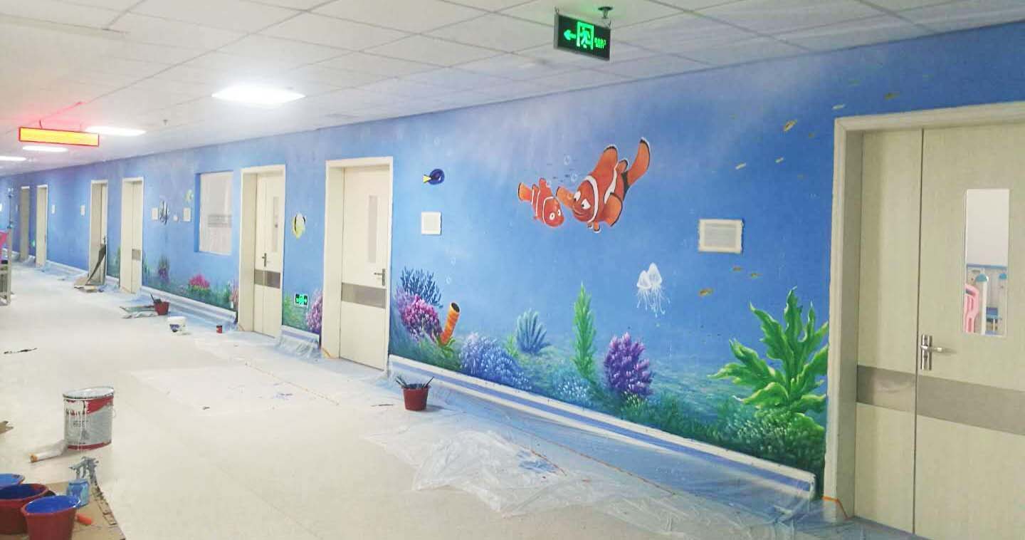 海底世界主题墙绘