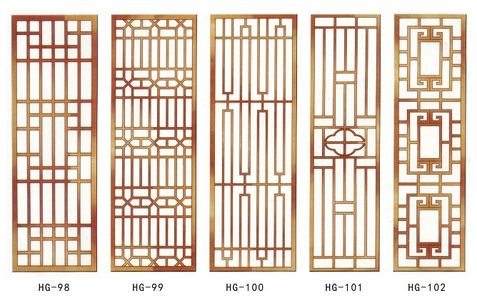 给你推荐了一些常用的花格,希望能帮到你室外装饰木花格用什么材质做