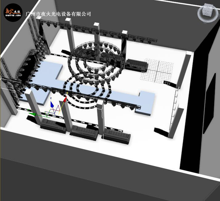 广州专业舞台灯光设计及灯光设备厂家认准夜火