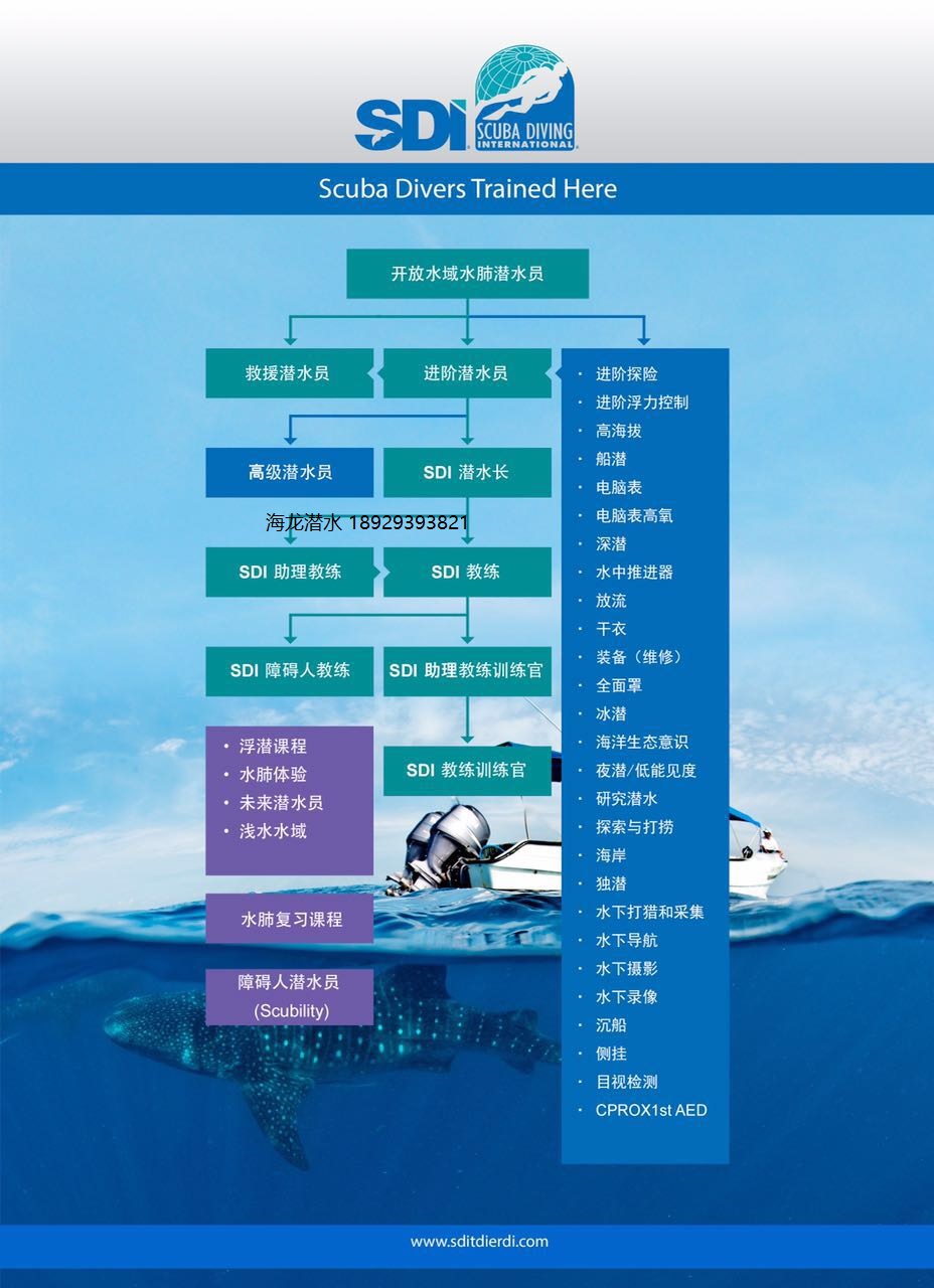 技术潜水考证在哪考?深圳海龙潜水培训学校,大鹏潜水基地