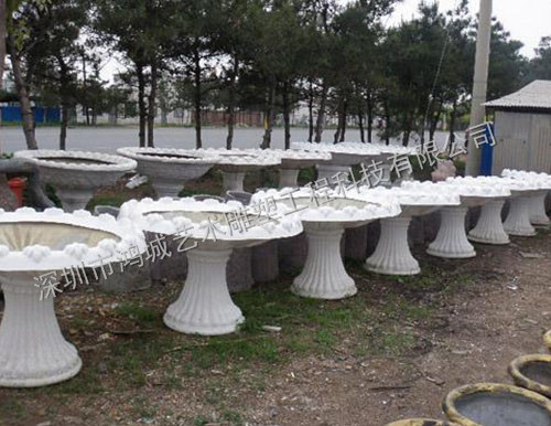 玻璃钢花盆,玻璃钢雕塑工艺品,深圳大型雕塑加工制作厂家