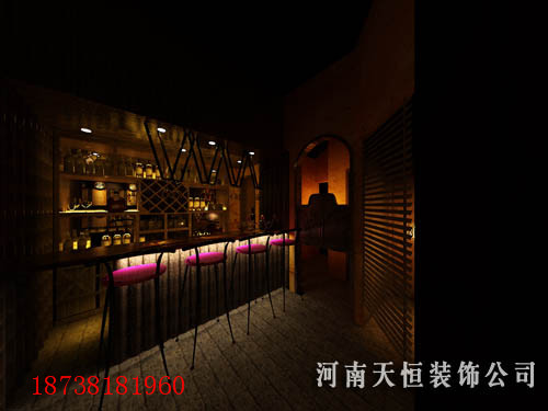 郑州小型酒吧装修设计选择河南天恒装饰装修公