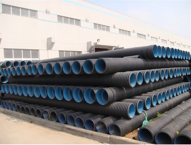 HDPE双壁波纹管雨水管道专用管-橡塑-商讯中