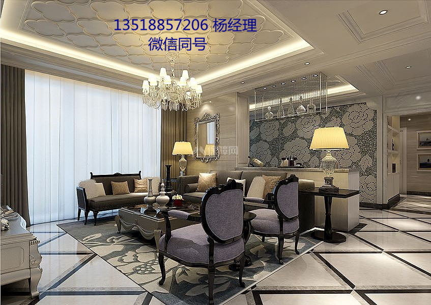 品匠装修公司 客厅沙发桌椅的摆放错落有致,整齐大方,没有过多的花样,欧式吊灯、菱形图案瓷砖的交汇,在不落俗套的壁纸的映衬下,将简约欧式客厅装修效果图中轻奢的特点渲染得淋漓尽致。 以上就是深度装饰小编给大家介绍的简约欧式客厅装修效果图,有没有喜欢的装修呢?如果想可以参考上面的对客厅进行装修哦!