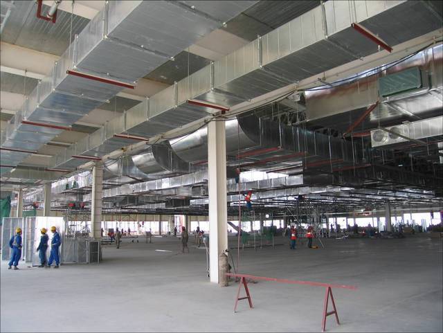 安装|惠州厂房通风降温工程|惠州厂房车间除尘净化/惠州白铁通风管道
