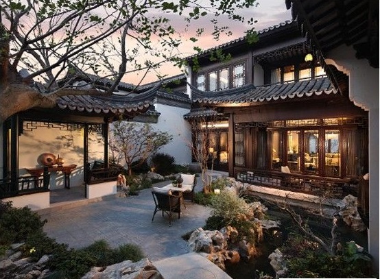 惠阳中式别墅庭院设计,哪家好?森泽园林公司圆美你生活