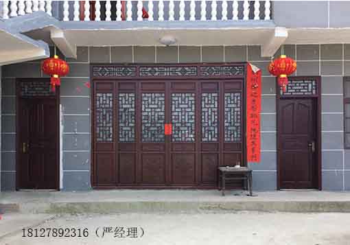 广州仿古木门隔断门定做哪个厂家好中式风格雕