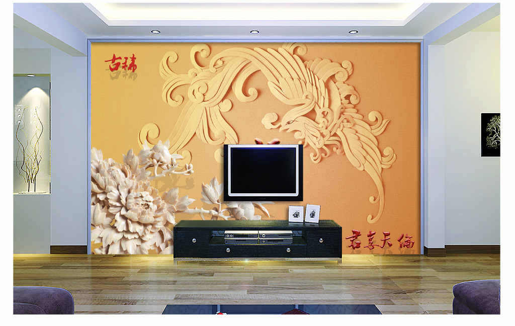 广州天河3D艺术玻璃背景墙价格贵吗哪里的比