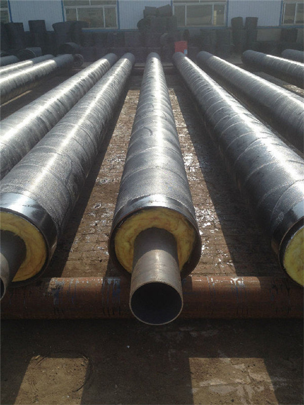 鋼套管玻璃棉保溫螺旋鋼管