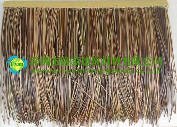 pvc仿真茅草|复古建筑材料|仿真茅草批发