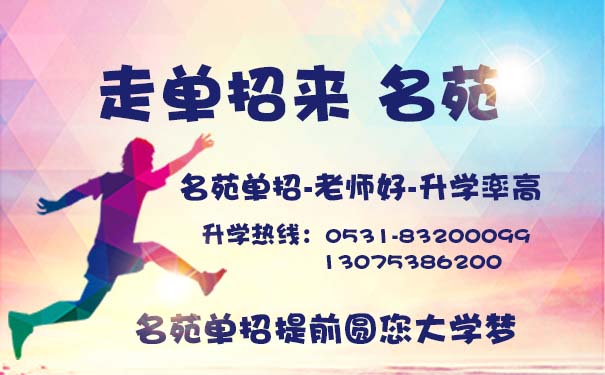 山东济南单独招生考试学什么专业 名苑单招培