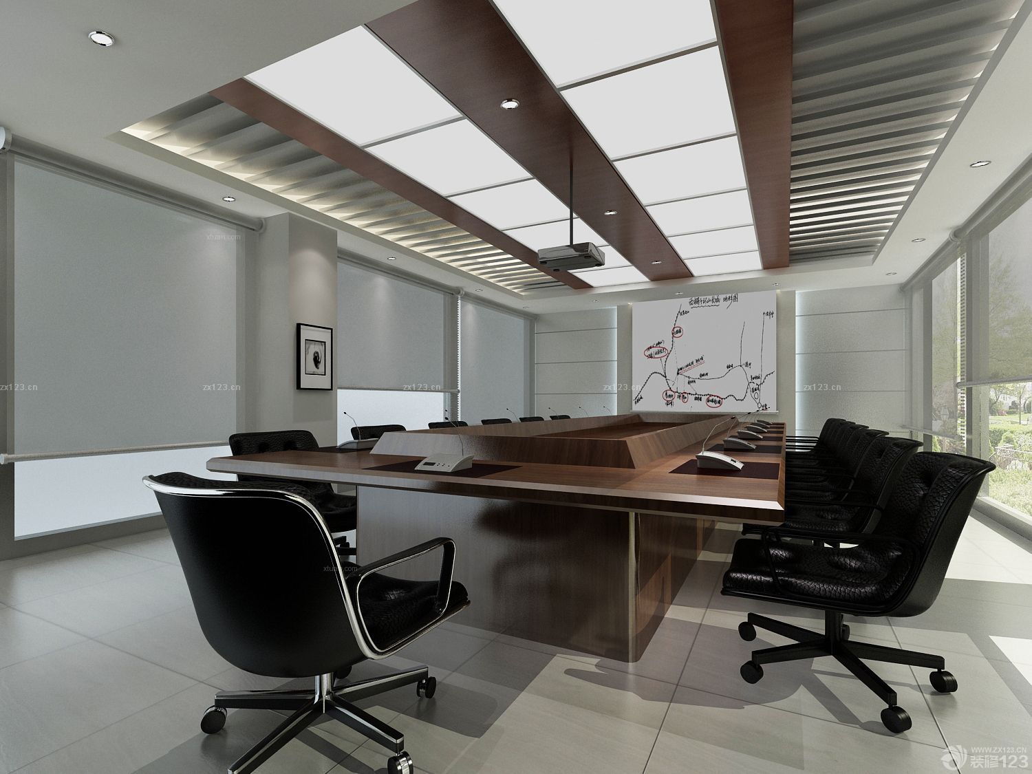 西安办公室窗帘订做 上门安装价格实惠 西安遮