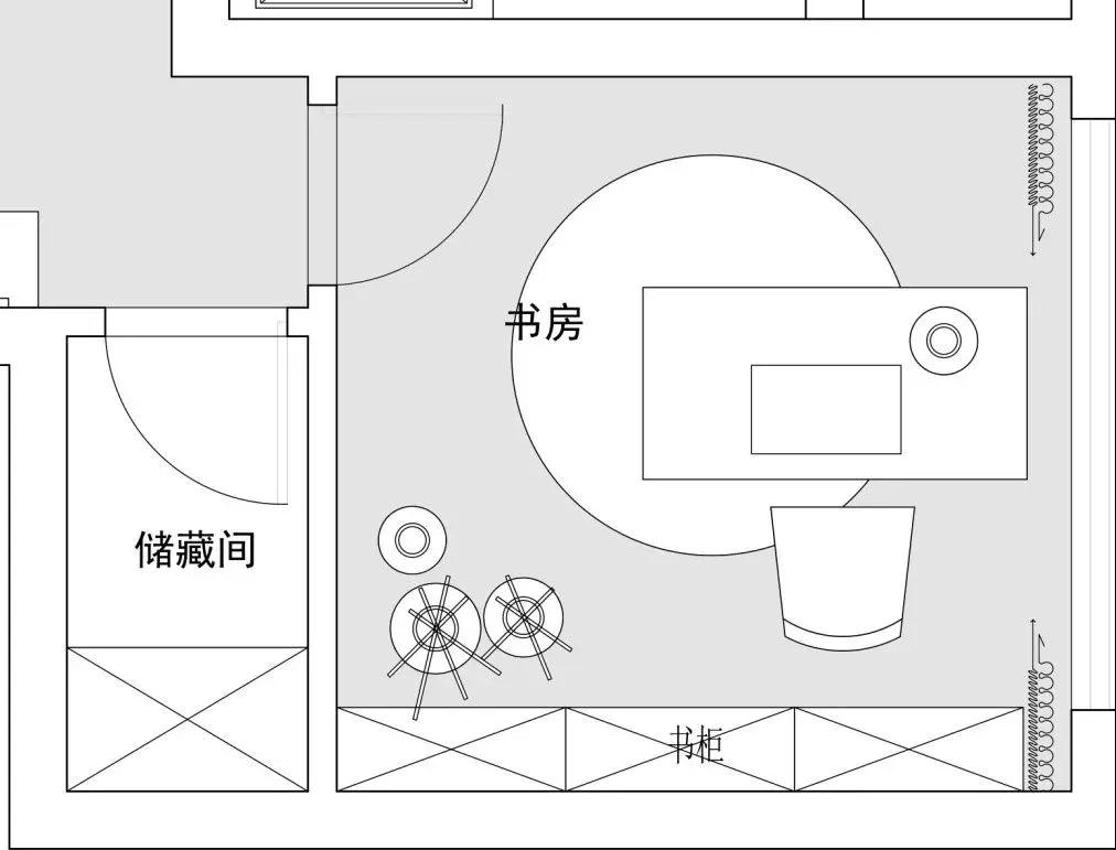 精装修户型解析-金隅紫金府,一个书房,10种方案设计