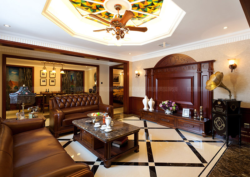万科金域蓝湾新古典主义风格 150平 三室两厅 实景案例