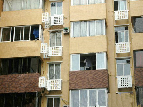 铝合金板定做雕花镂空空调罩||酒店外墙空调主