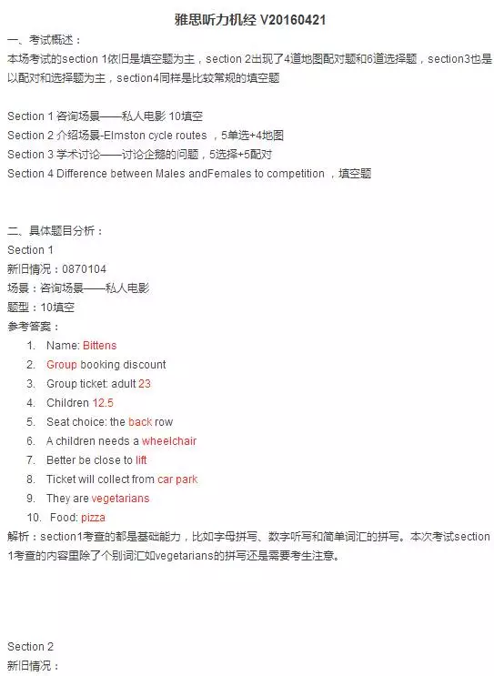 2016年4月21号雅思考试考题回忆 雅思考生回