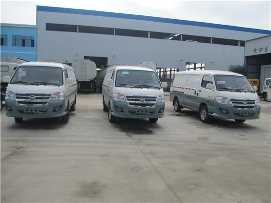 福田风景面包型疫苗冷藏车,采用北汽福田汽车股份有限公司生高清图片