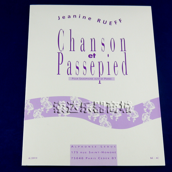 .简尼那 中音萨克斯及钢琴乐谱