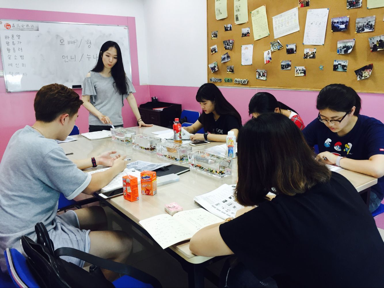 苏州韩语培训:石头会说话韩语初级暑假班开班