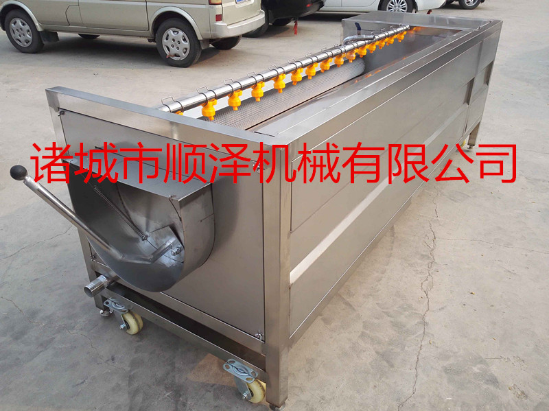 新疆大枣清洗机价格 毛刷清洗机 不锈钢清洗机(图3)