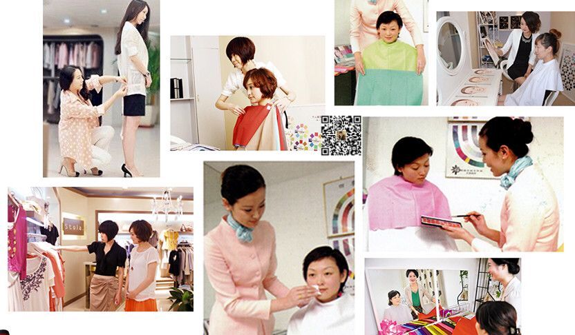 南通形象顾问整体形象设计师培训学校色彩测试