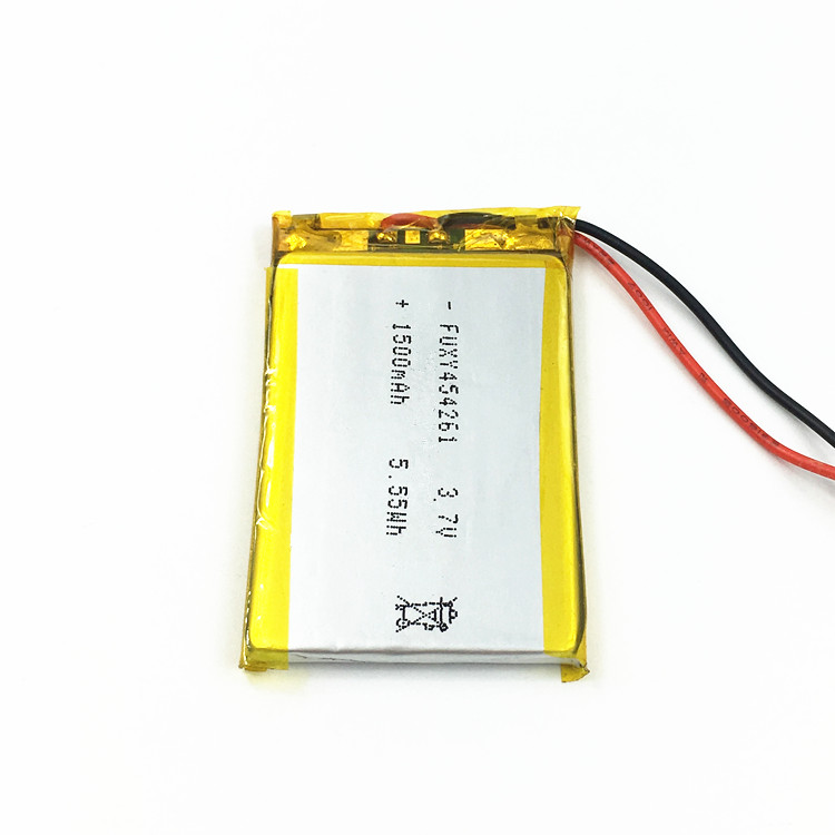 454261-1500mAh定位器聚合物鋰電池