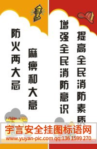 2018年消防安全宣传标语2018年消防口号大全