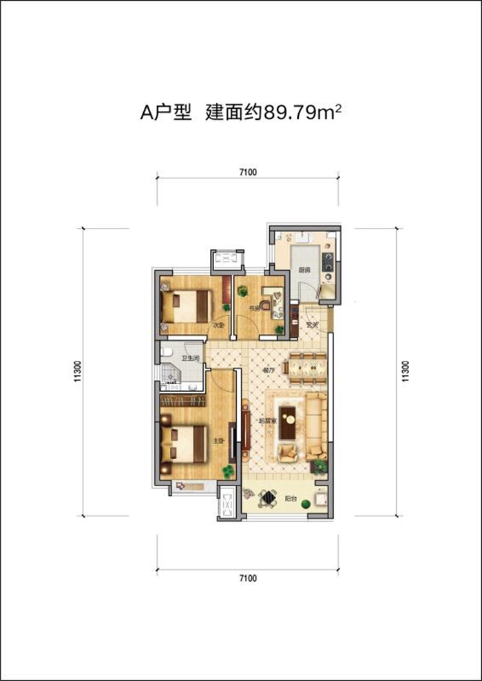 天津宝坻首钢柒里风华房型怎么样,小区绿化面积大