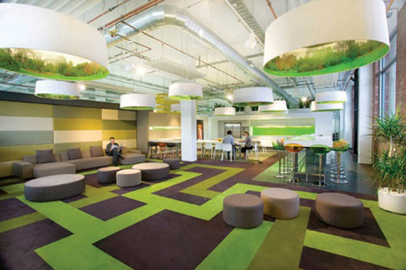 办公室装修设计颜色合理的搭配-工作不会累!