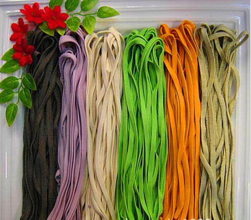 山野菜面条培训热线 学彩色面条技术多少钱