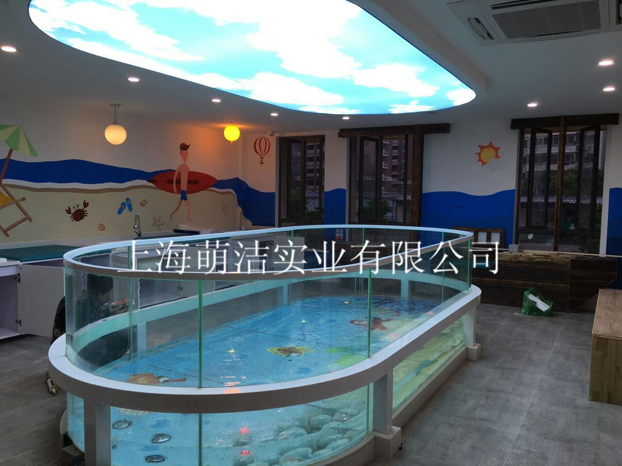 江苏婴儿游泳馆钢化儿童玻璃池厂家价格