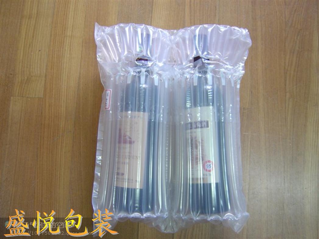 上海双瓶葡萄酒气柱充气袋|硒鼓包装气柱充气袋|葡萄酒包装气柱