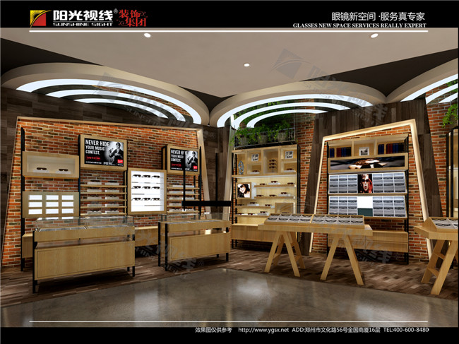 眼镜店创意装修图片大全,眼镜店装修公司