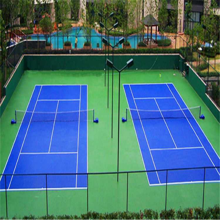 佛山丙烯酸网球场、篮球场施工就找浩泽建筑公司工程质量包您满意!
