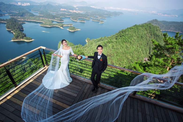 去"爱情圣地"千岛湖,边玩边拍婚纱照!