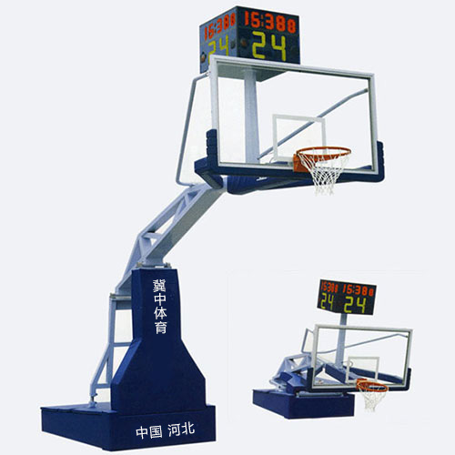 电动液压篮球架是用什么先进设备制作的而且成