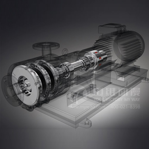 均质乳化泵产品三维原理演示动画