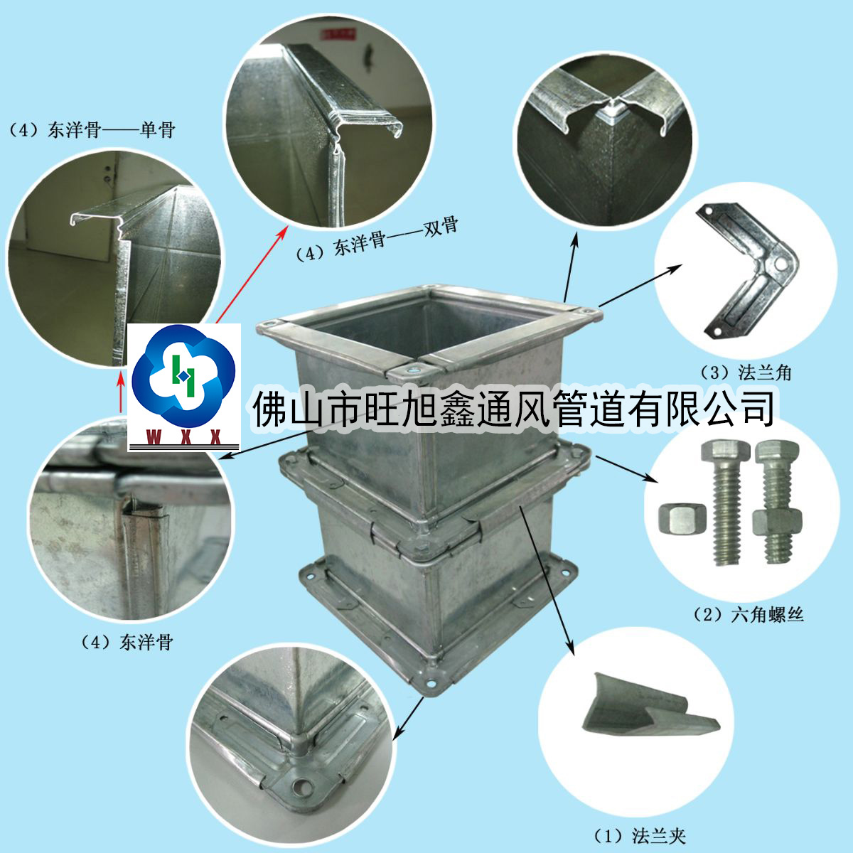 佛山白铁风管加工