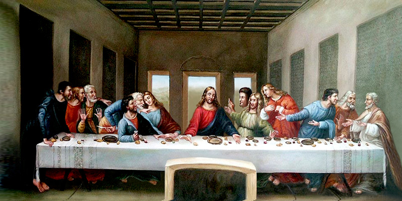 世界名画——最后的晚餐